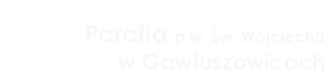 Logo Parafia Gawłuszowice