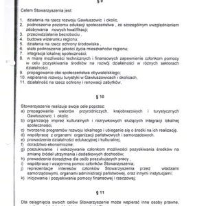 Statut stowarzyszenia