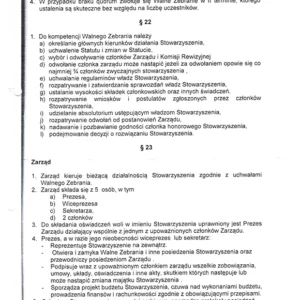 Statut stowarzyszenia