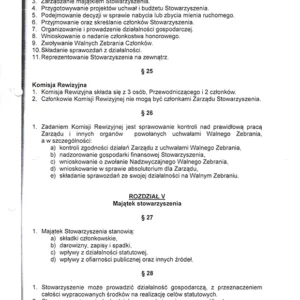 Statut stowarzyszenia
