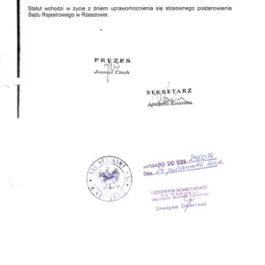 Statut stowarzyszenia